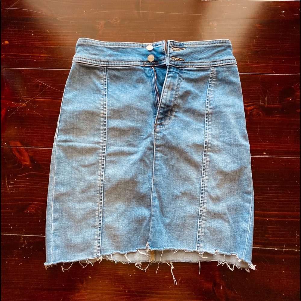 We The Free Mini Jean Skirt